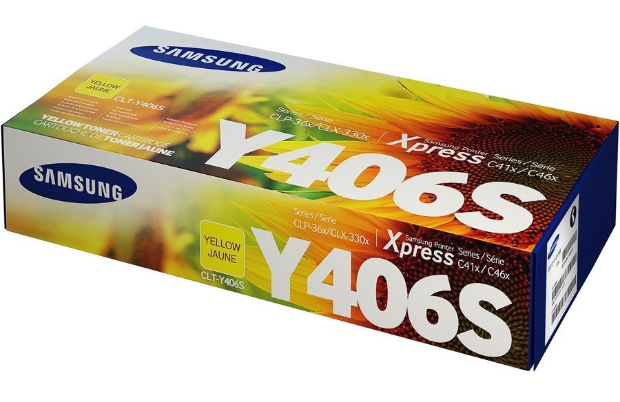 Samsung CLT-Y406S Yellow Toner Cartridge