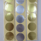 Blank Embosser Stickers For Embosser Stamp | Size 5 cm