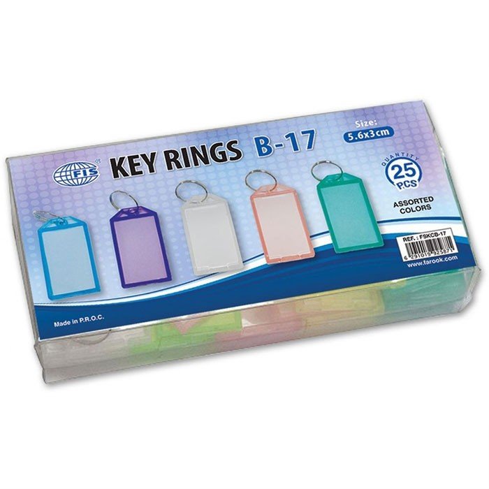 FIS FSKCB-17 Key Ring - B-17, (Box of 25)