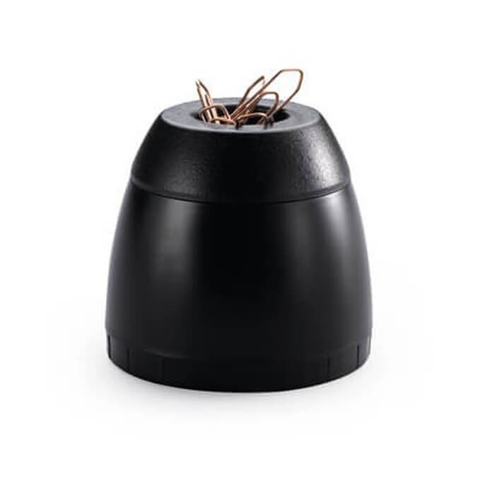 Durable Paper Clip Dispenser TREND Black
