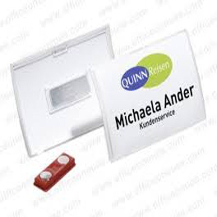 Durable 821219 CLICK FOLD Magnetic Name Badge 75 x 40 mm